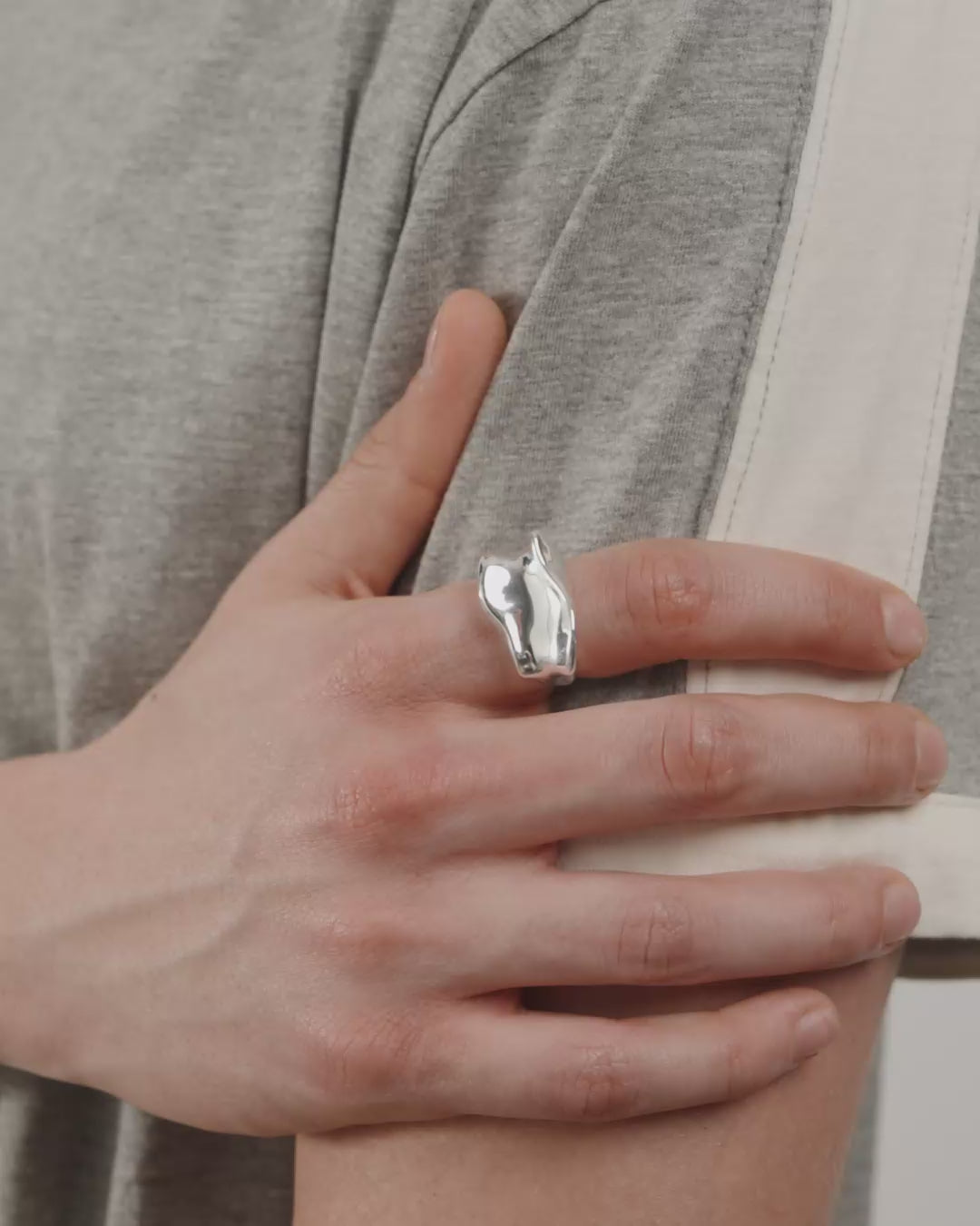 ELYS ring sølvbelagt